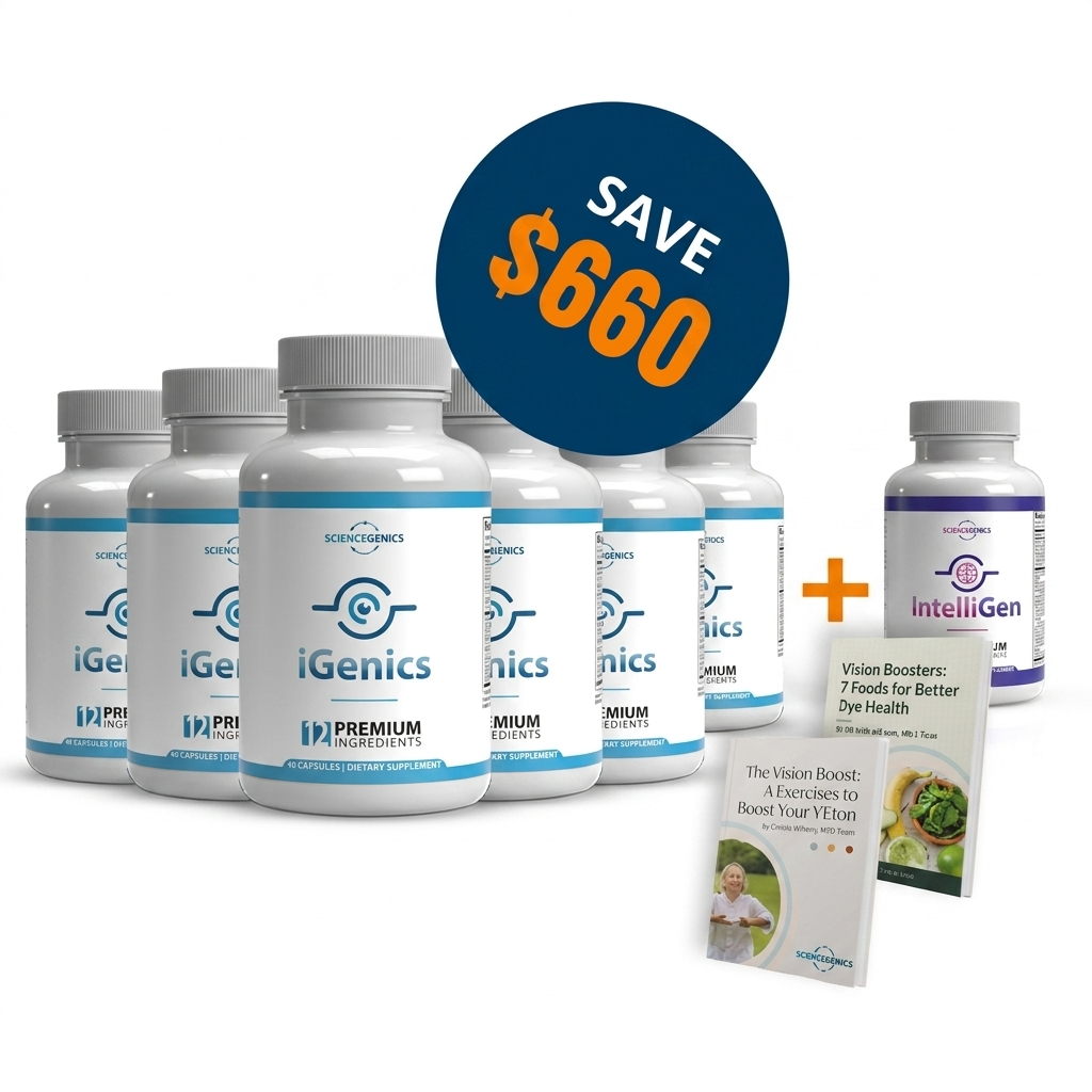 iGenics bottles with bonuses
